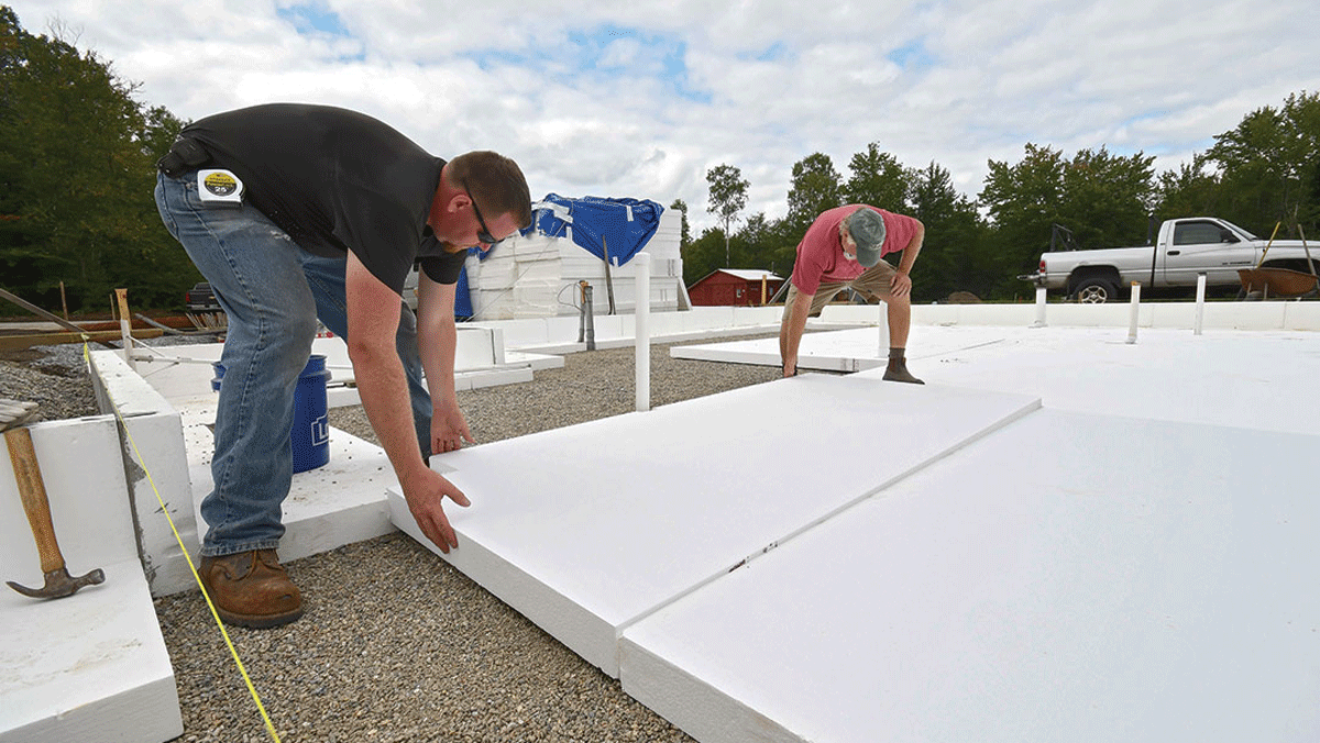 laying out a foundation