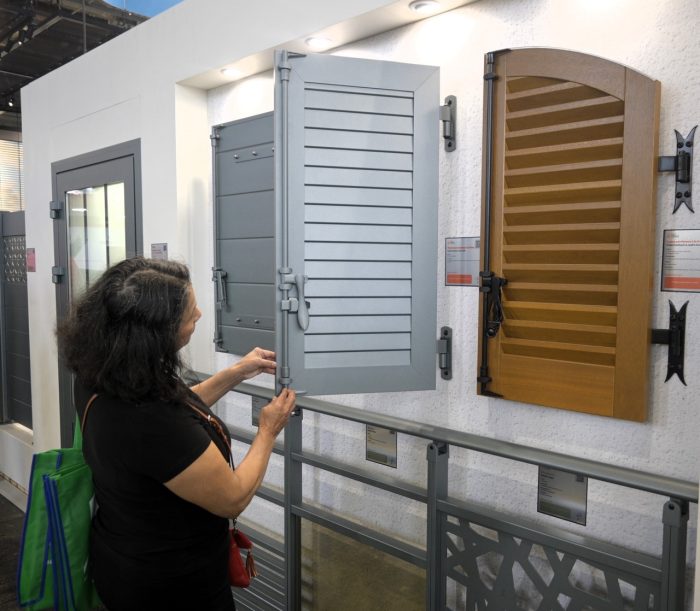 Photo of shutters from Batimat 2024.