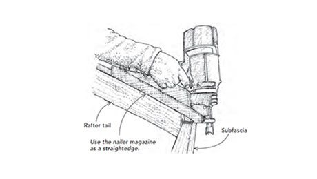 Straightedge for Subfascia