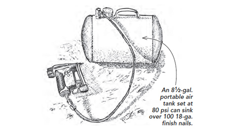 lightweight air tank