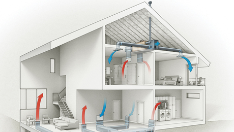 Duct ­system illustration