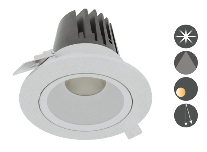 Photo of American Lighting recessed lights.